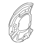Splash Shield - BMW (34-10-6-895-049)