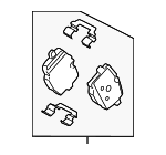 Brake Pads - BMW (34-21-8-847-062)