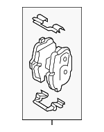 Brake Pads - BMW (34-20-7-883-269)