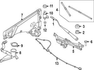 Windshield Wiper Blade - BMW (61-61-5-A97-4B1)