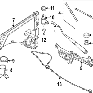 Windshield Wiper Blade - BMW (61-61-5-A97-4B1)