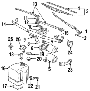 Windshield Wiper Blade - BMW (61-61-8-182-363)
