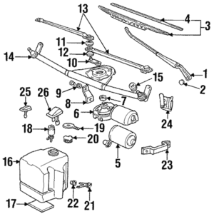 Windshield Wiper Blade - BMW (61-61-8-182-363)