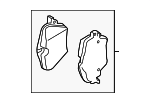 Brake Pads - BMW (34-10-6-885-521)