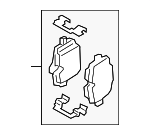 Brake Pads - BMW (34-20-7-884-979)